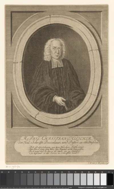 Portret van Paul Christian Hilscher