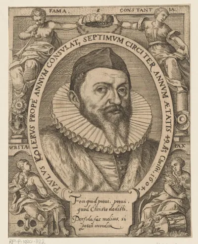 Portret van Paul Coler von Neunhof op 49-jarige leeftijd