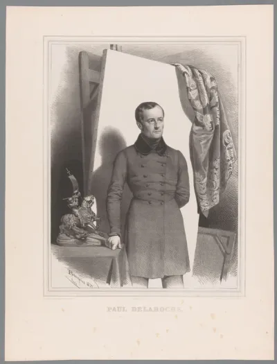 Portret van Paul Delaroche