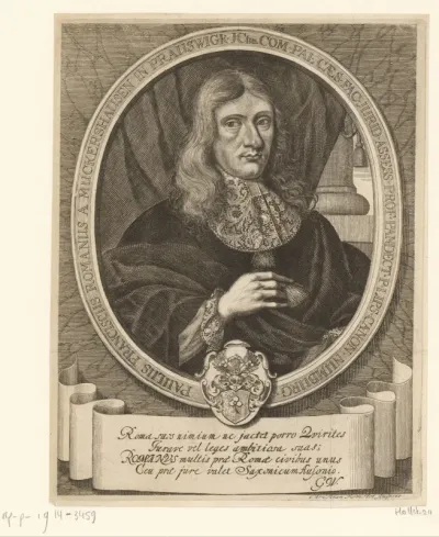 Portret van Paul Franz Romanus von Muckershausen