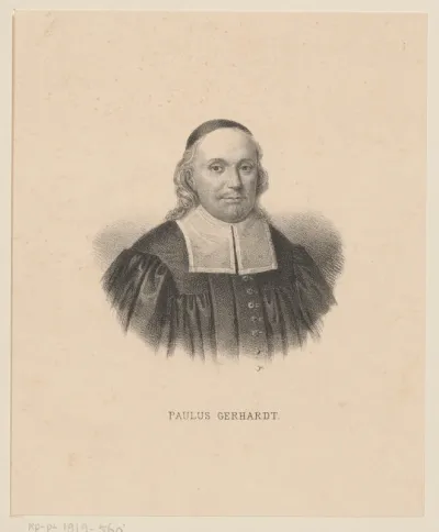 Portret van Paul Gerhardt