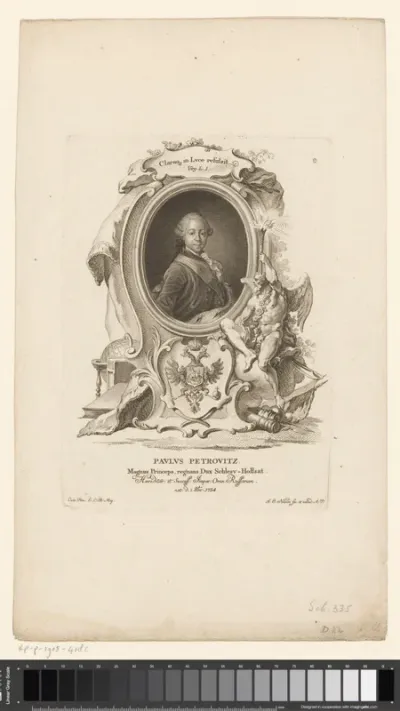 Portret van Paul I, tsaar van Rusland