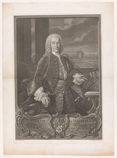 Portret van Paul Jacob von Marperger