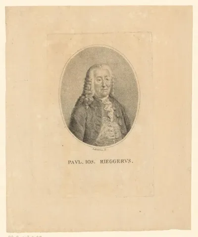 Portret van Paul Joseph Riegger