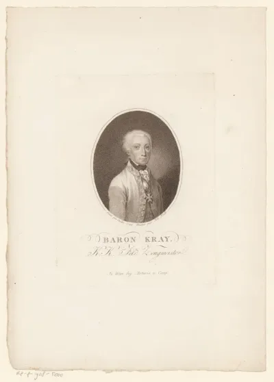 Portret van Paul Kray von Krajowna