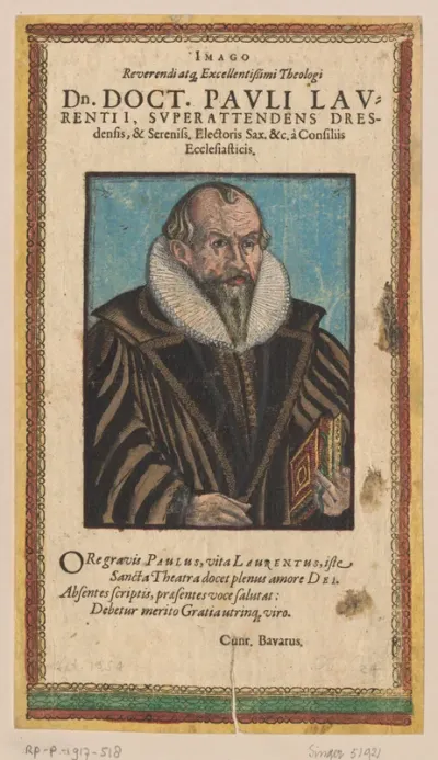 Portret van Paul Laurentius