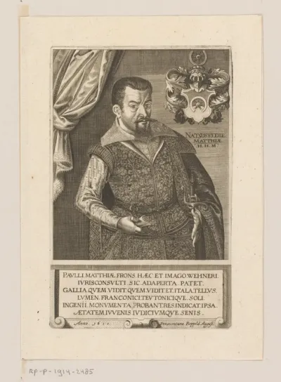 Portret van Paul Matthias Wehner