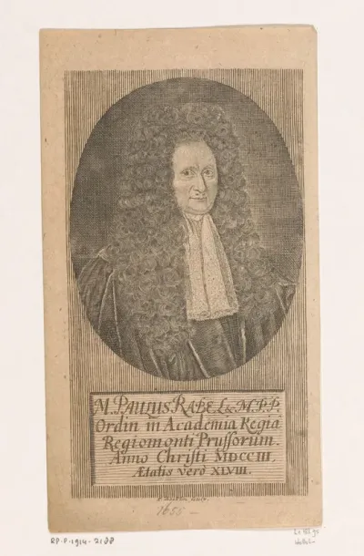 Portret van Paul Rabe