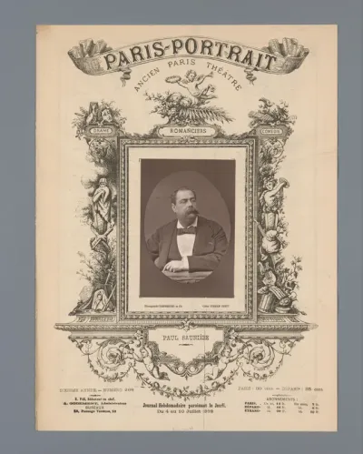 Portret van Paul Saunièbe