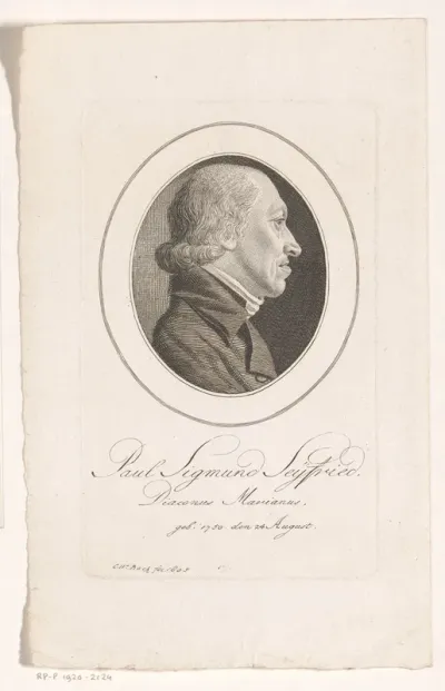 Portret van Paul Sigmund Seyfried