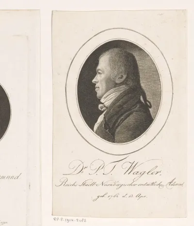 Portret van Paul Tobias Wagler