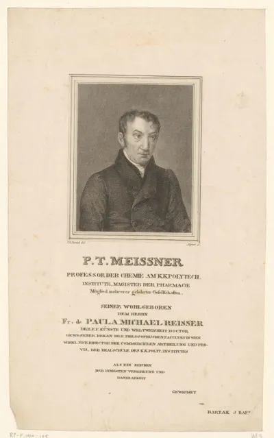 Portret van Paul Traugott Meissner