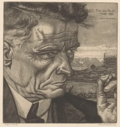 Portret van Paul van Alff