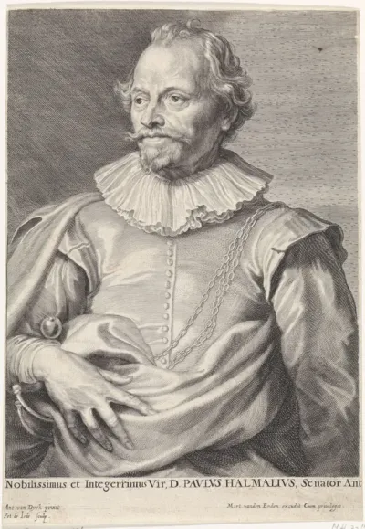 Portret van Paul van Halmale