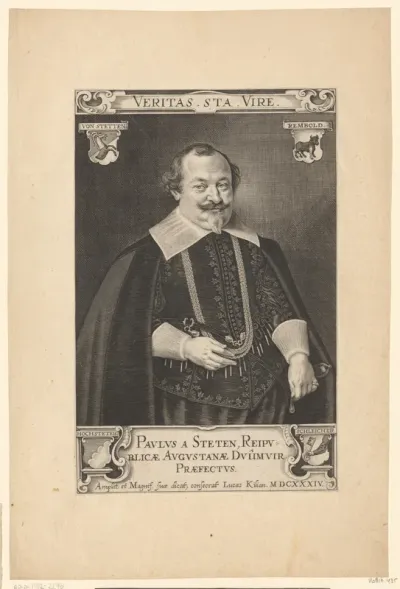 Portret van Paul von Stetten