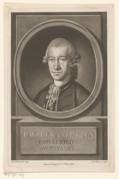 Portret van Paul von Stetten