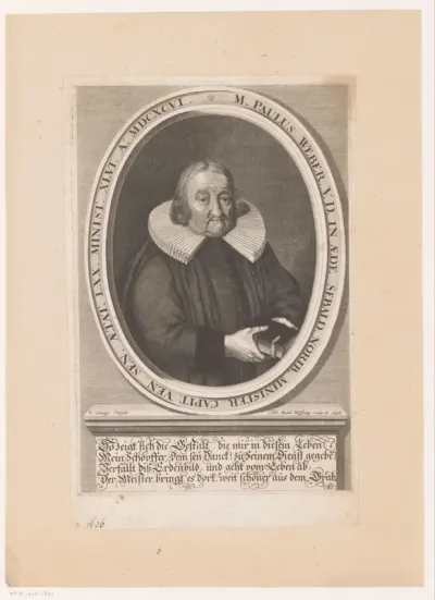 Portret van Paul Weber