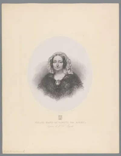 Portret van Paulina Maria Antoinette van Bommel
