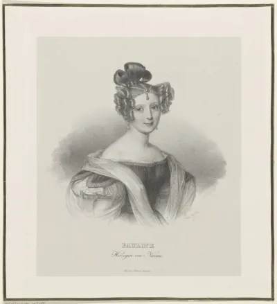 Portret van Pauline van Württemberg