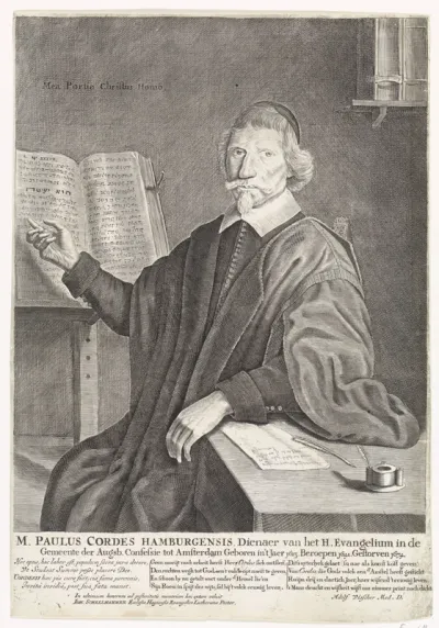 Portret van Paulus Cordes