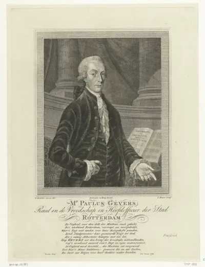 Portret van Paulus Gevers