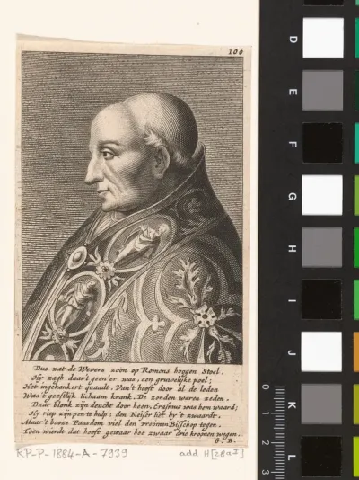 Portret van paus Adrianus VI