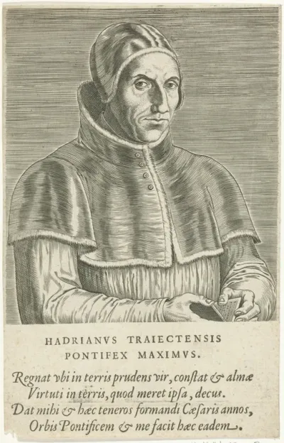 Portret van paus Adrianus VI