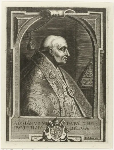 Portret van paus Adrianus VI
