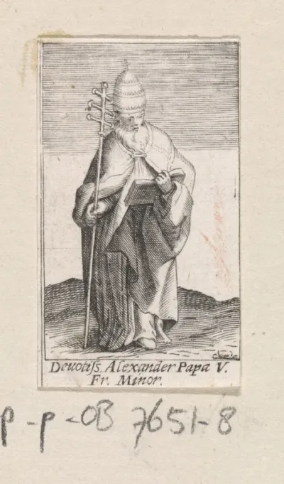 Portret van paus Alexander V