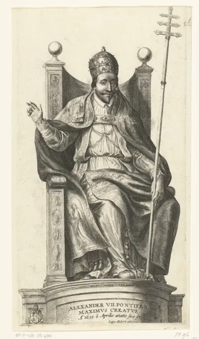 Portret van paus Alexander VII