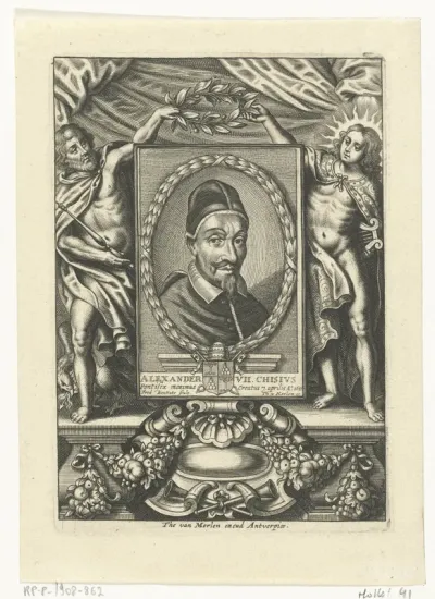 Portret van paus Alexander VII