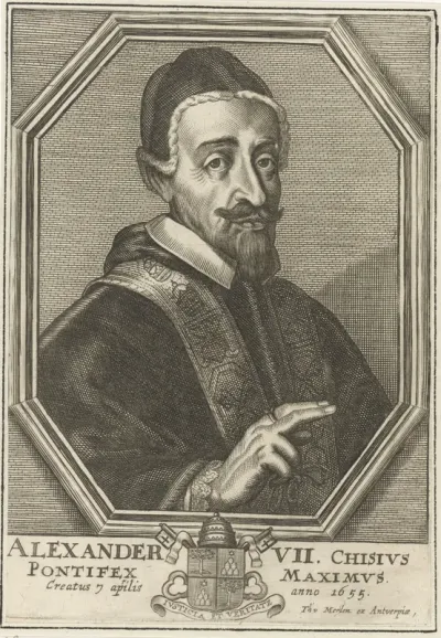 Portret van paus Alexander VII