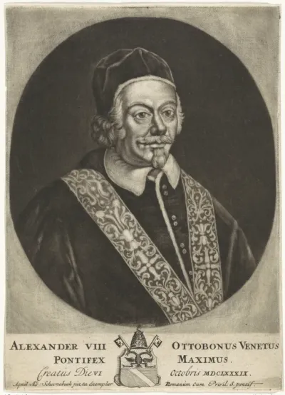 Portret van paus Alexander VIII