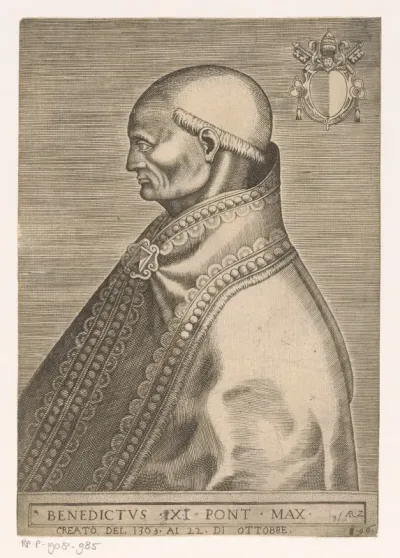 Portret van paus Benedictus XI