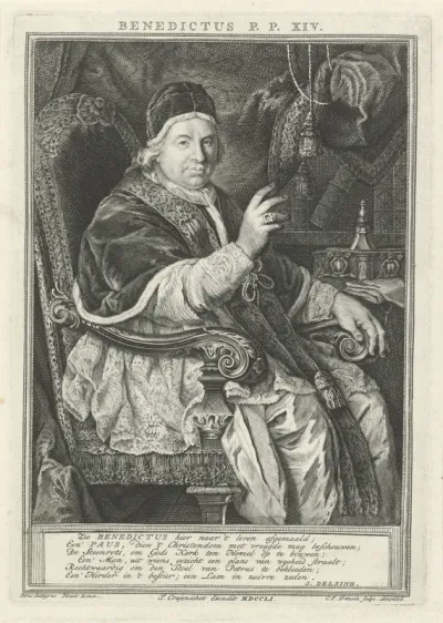 Portret van paus Benedictus XIV