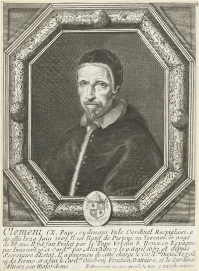 Portret van paus Clemens IX