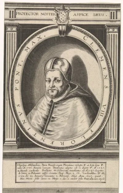 Portret van paus Clemens VIII