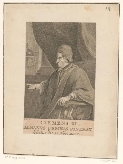 Portret van paus Clemens XI