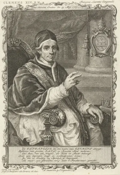 Portret van paus Clemens XIV