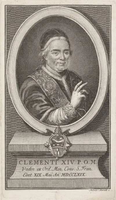 Portret van paus Clemens XIV