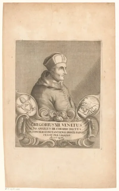Portret van paus Gregorius XII