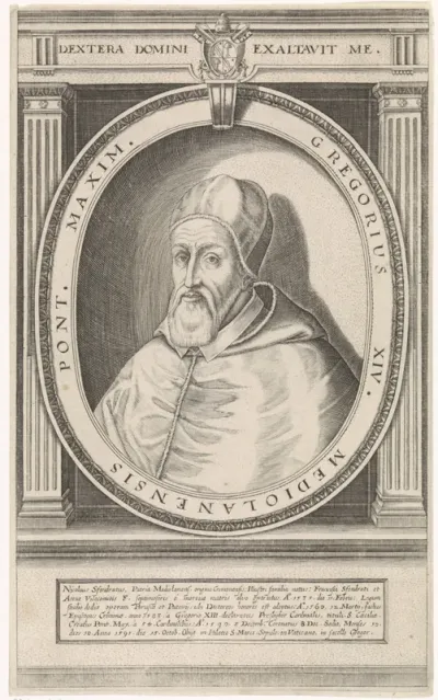 Portret van paus Gregorius XIV