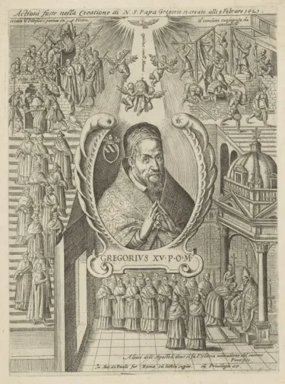 Portret van paus Gregorius XV