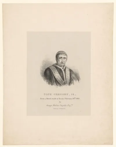 Portret van paus Gregorius XVI
