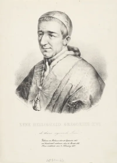 Portret van paus Gregorius XVI