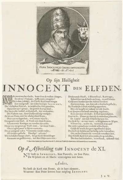 Portret van paus Innocentius XI
