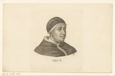 Portret van paus Leo X