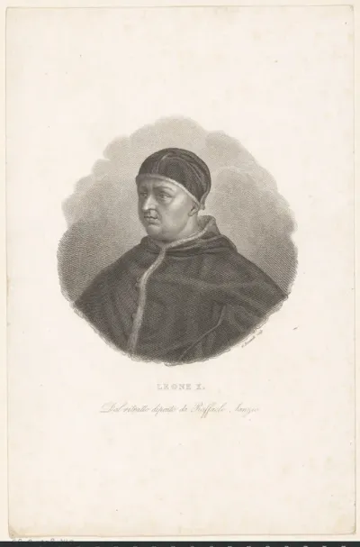 Portret van paus Leo X