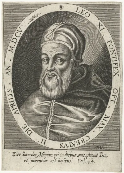 Portret van paus Leo XI