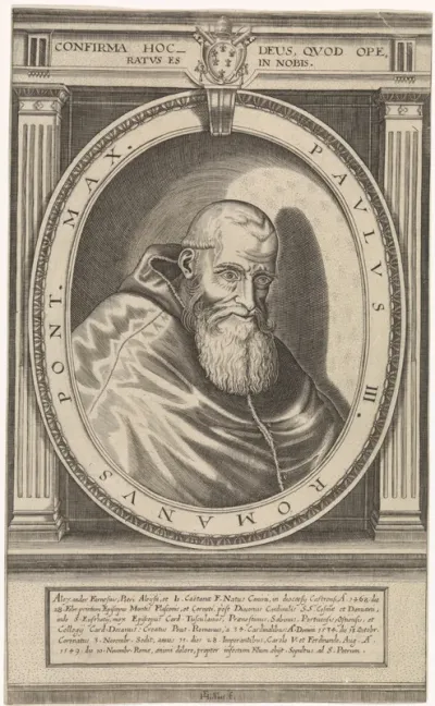 Portret van paus Paulus III